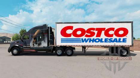 Skin Costco Wholesale on a small trailer for American Truck Simulator