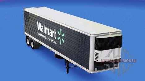 Skin Walmart on the trailer for American Truck Simulator