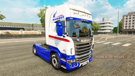 Skin for Mammut tractor Scania for Euro Truck Simulator 2
