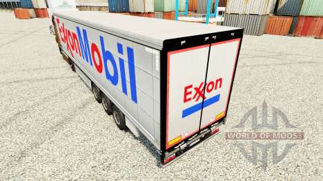 Exxon Mobil skin for trailers for Euro Truck Simulator 2