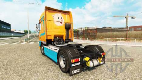 Pezzaioli Pigs skin for DAF truck for Euro Truck Simulator 2