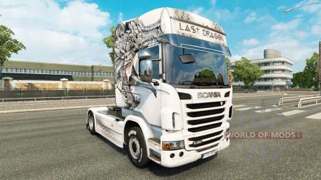 Skin Last Dragon on tractor Scania for Euro Truck Simulator 2