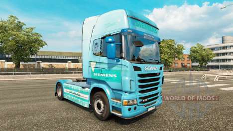 Siemens skin for Scania truck for Euro Truck Simulator 2