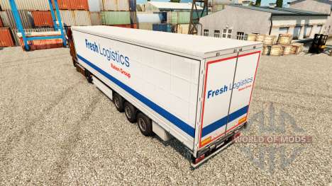 Fresh Logistics skin for trailers for Euro Truck Simulator 2