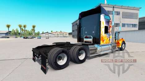The skin of the Firefighter on the truck Kenwort for American Truck Simulator
