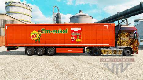 Skin Kinder Em-eukal on semi for Euro Truck Simulator 2