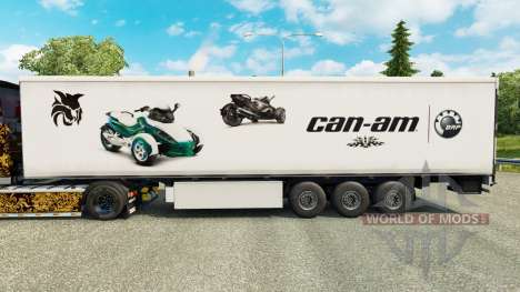 Skin Can-Am on semi for Euro Truck Simulator 2