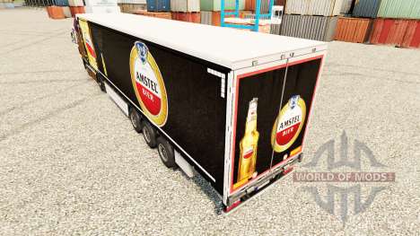 Skin Amstel to trailers for Euro Truck Simulator 2