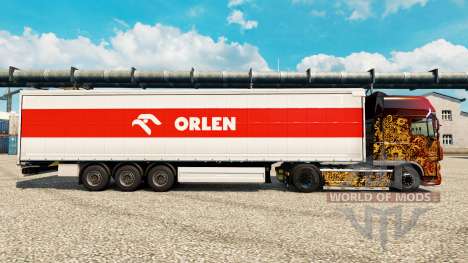 Skin Orlen for trailers for Euro Truck Simulator 2