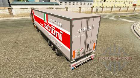 The semitrailer-the refrigerator Schoni Logistic for Euro Truck Simulator 2