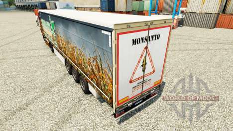Monsanto Bio skin for trailers for Euro Truck Simulator 2