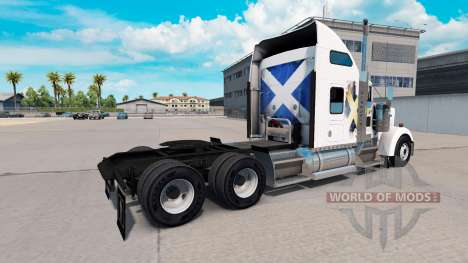 Skin Scotland on the truck Kenworth W900 for American Truck Simulator