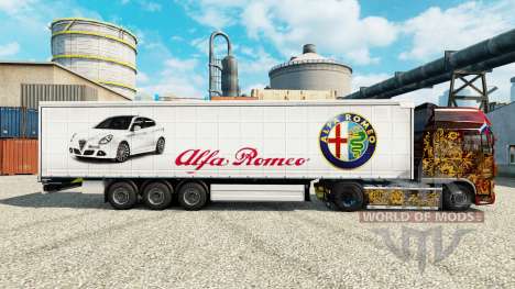 Alfa Romeo skin for trailers for Euro Truck Simulator 2