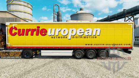 Skin Curries on European trailers for Euro Truck Simulator 2