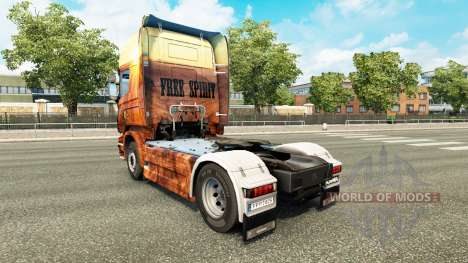 Free Spirit skin for Scania truck for Euro Truck Simulator 2