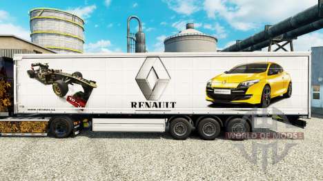 Skin Renault F1 Team for the semi for Euro Truck Simulator 2