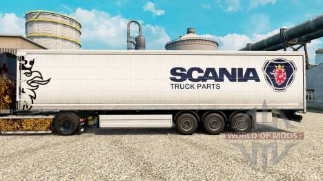 Skin Scania Truck Parts for semi-trailers for Euro Truck Simulator 2