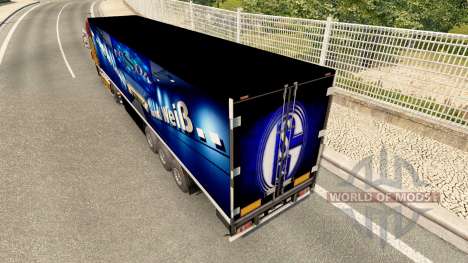 Skin FC Schalke 04 on semi for Euro Truck Simulator 2