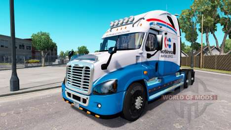 Скин North American на Freightliner Cascadia for American Truck Simulator