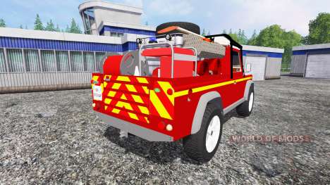 Land Rover Defender 110 [feuerwehr] for Farming Simulator 2015