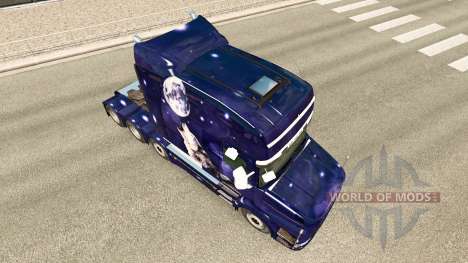 Wolf skin for truck Scania T for Euro Truck Simulator 2