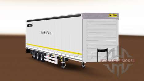 Curtain semi-trailer Wielton v1.1 for Euro Truck Simulator 2