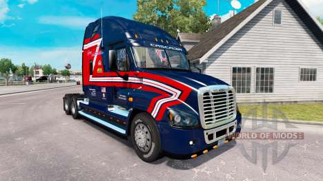 Скин Cargo Transporters на Freightliner Cascadia for American Truck Simulator