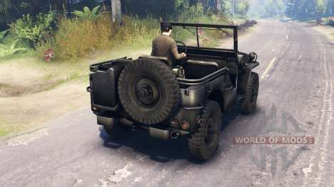 Jeep Willys MB 1942 for Spin Tires