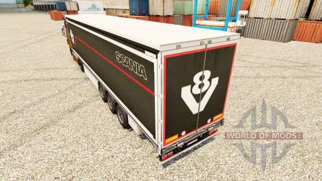 Skin Scania V8 semi for Euro Truck Simulator 2
