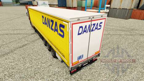 Skin Danzas Logistics for trailers for Euro Truck Simulator 2