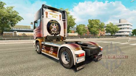 Skin World Cup 2014 on tractor Scania for Euro Truck Simulator 2