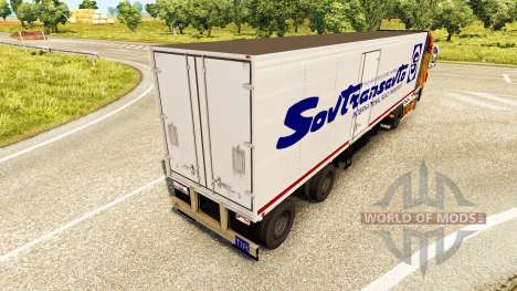 The semitrailer-the refrigerator of Odaz 9786 So for Euro Truck Simulator 2