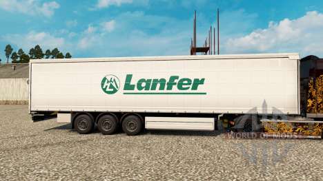 Skin Lanfer Logistics for trailers for Euro Truck Simulator 2