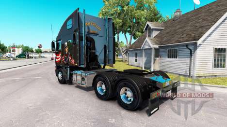 Skin Uncle Sam on the truck Freightliner Argosy for American Truck Simulator