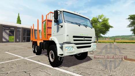 KAMAZ-43118-24 truck for Farming Simulator 2017
