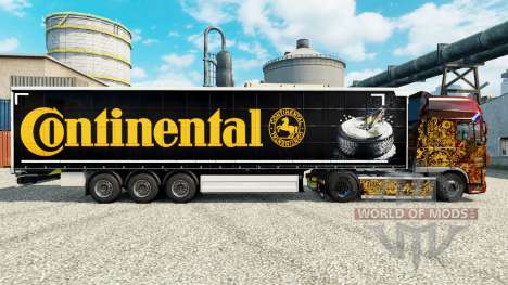 Skin Continental for semi-trailers for Euro Truck Simulator 2