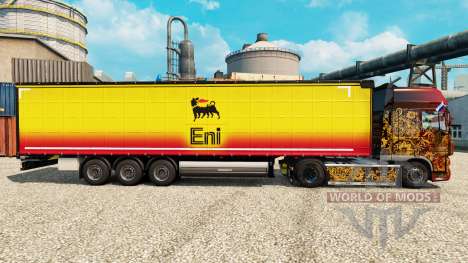 Skin Eni for trailers for Euro Truck Simulator 2