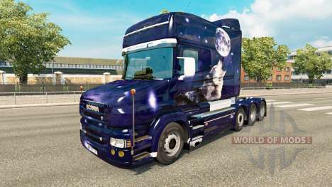 Wolf skin for truck Scania T for Euro Truck Simulator 2