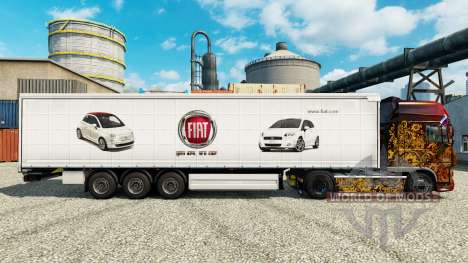 Fiat skin for trailers for Euro Truck Simulator 2