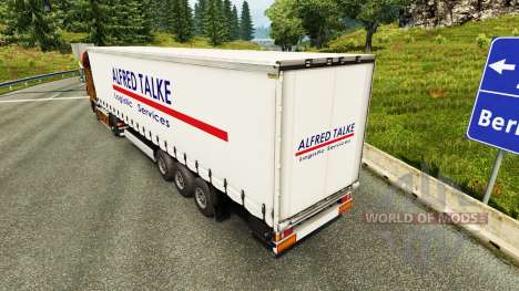 Skin Alfred Talke to trailers for Euro Truck Simulator 2