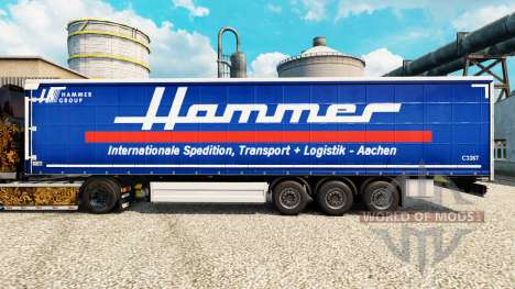 Skin Hammer Group on semi for Euro Truck Simulator 2