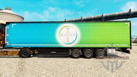Skin Bayer for semi-trailers for Euro Truck Simulator 2