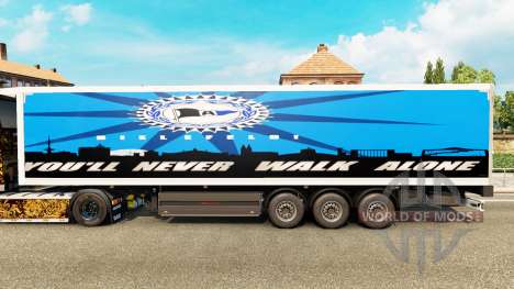 Skin Arminia Bielefeld on semi for Euro Truck Simulator 2