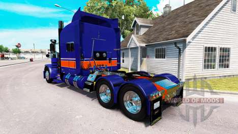 Rollin Transport skin for the truck Peterbilt 38 for American Truck Simulator