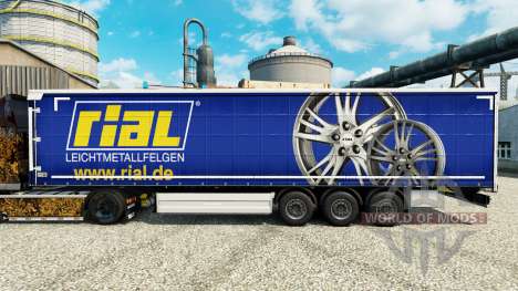 Skin Rial to trailers for Euro Truck Simulator 2