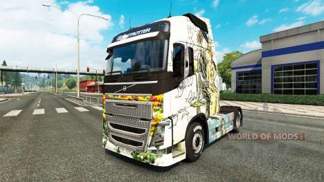 Peynet skin for Volvo truck for Euro Truck Simulator 2