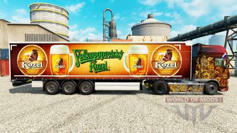Skin Velkopopovicky Kozel for trailers for Euro Truck Simulator 2