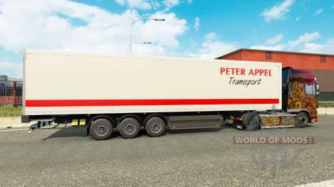 Peter Appel skin for trailers for Euro Truck Simulator 2