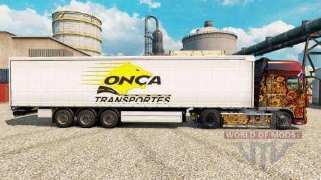Onca Transportes skin for trailers for Euro Truck Simulator 2