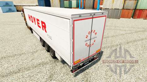Hoyer skin for trailers for Euro Truck Simulator 2